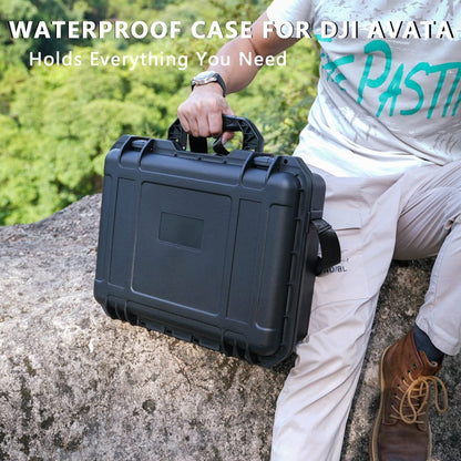 For DJI  Avata Storage Bag Portable Protective Case  Compatible FPV Controller 2 Black - Case & Bags by buy2fix | Online Shopping UK | buy2fix
