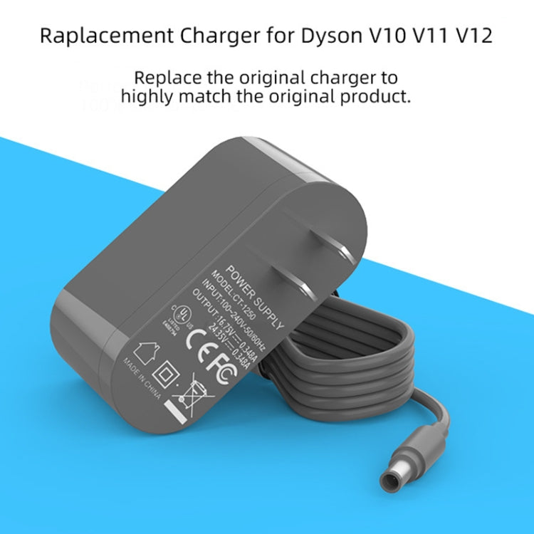 For Dyson V10 / V11 / V12 / V15 / SV12 / SV20 Vacuum Cleaner Charger Universal Power Adapter, US Plug(CT-1250) - Dyson Accessories by buy2fix | Online Shopping UK | buy2fix