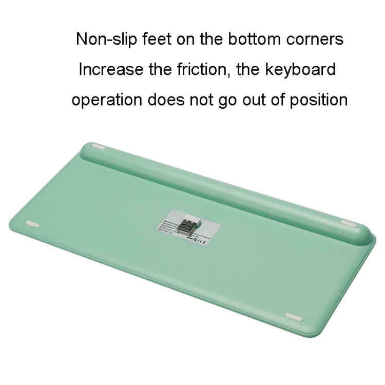 B087 2.4G Portable 78 Keys Dual Mode Wireless Bluetooth Keyboard And Mouse, Style: Keyboard Mouse Set White - Wireless Keyboard by buy2fix | Online Shopping UK | buy2fix