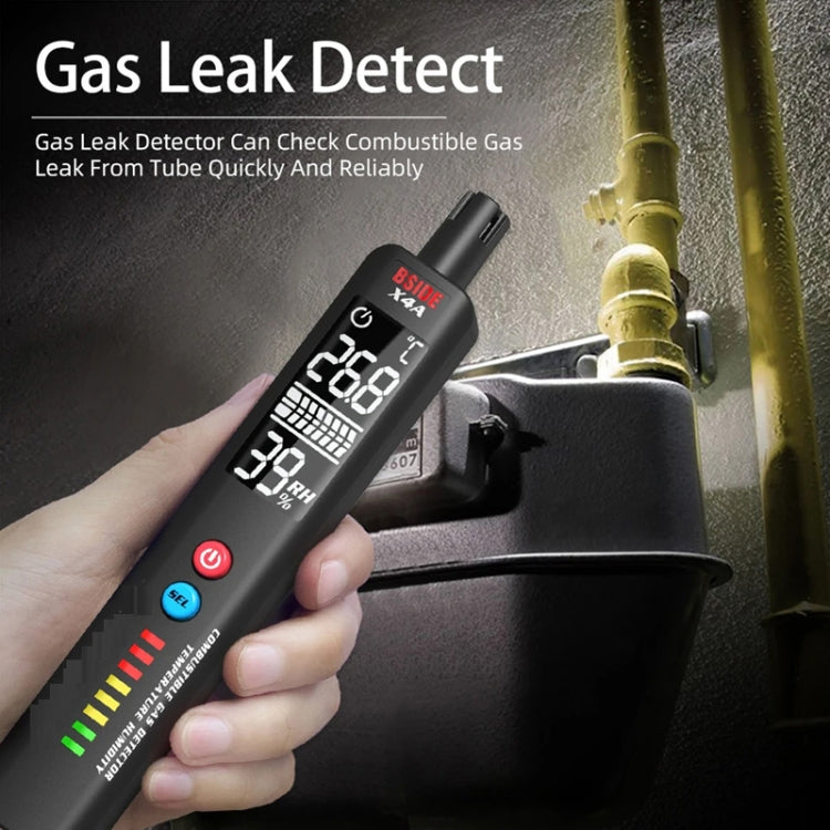 BSIDE X4A Portable Combustible Gas Detector Gas Leakage Alarm - Gas Monitor by BSIDE | Online Shopping UK | buy2fix