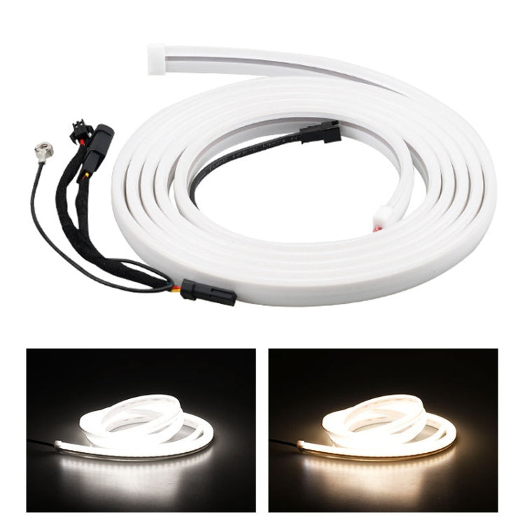 For Tesla Front Trunk LED Ambient Light Strip, Size: For 18-20 Model 3(Warm White) - Atmosphere lights by buy2fix | Online Shopping UK | buy2fix