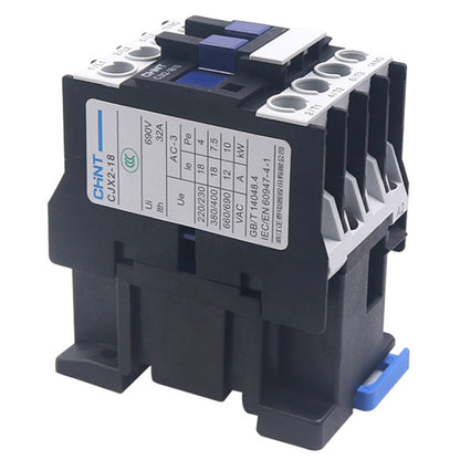 CHNT CJX2-1210 12A 220V Silver Alloy Contacts Multi-Purpose Single-Phase AC Contactor - Relays by CHNT | Online Shopping UK | buy2fix