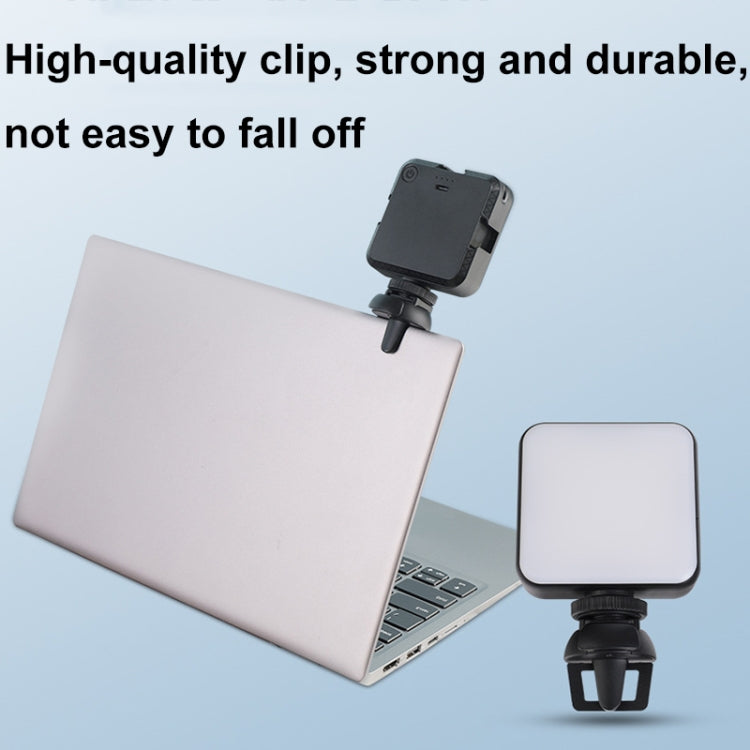 W64 64LEDs Video Conferencing Mobile Laptop Live Fill Light Photography Pocket Lamp, Spec: Clip Set - Selfie Light by buy2fix | Online Shopping UK | buy2fix