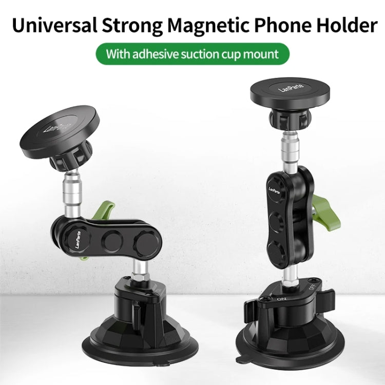 Lanparte Magnetic Car Phone Holder Adjustable Suction Cup Navigation Stand RBA-M01 - Car Holders by Lanparte | Online Shopping UK | buy2fix