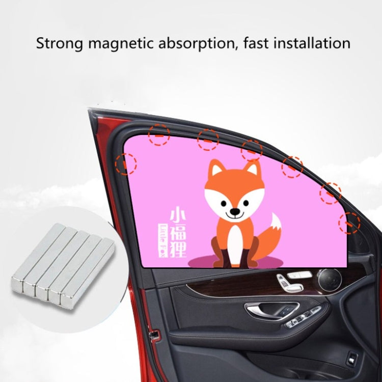 Car Cartoon Magnetic Sunshade Sunscreen Telescopic Collapsible Sunshield, Size:Driving(Underwater World) - Window Foils & Solar Protection by buy2fix | Online Shopping UK | buy2fix