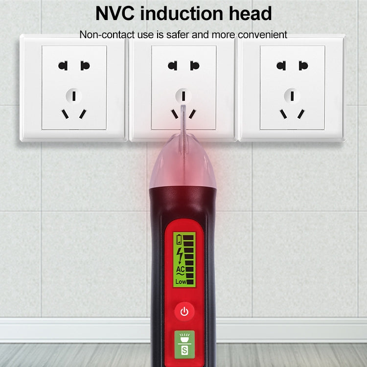 WINTACT WT3010  LED AC Voltage Tester Non-Contact Detector Pen 12-1000V AC Voltage Detector - Current & Voltage Tester by Wintact | Online Shopping UK | buy2fix