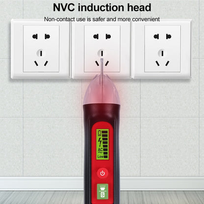 WINTACT WT3010  LED AC Voltage Tester Non-Contact Detector Pen 12-1000V AC Voltage Detector - Current & Voltage Tester by Wintact | Online Shopping UK | buy2fix