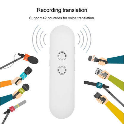 T4 Portable AI Smart Voice Translator Business Travel Real Time Translation Machine Support 42 Languages (Black) - Consumer Electronics by buy2fix | Online Shopping UK | buy2fix