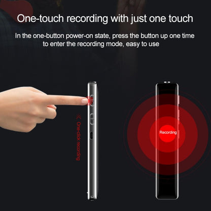 Q33 External Play MP3 Voice Control High Definition Noise Reduction Recording Pen, 8G, Support Password Protection & One-touch Recording - Consumer Electronics by buy2fix | Online Shopping UK | buy2fix