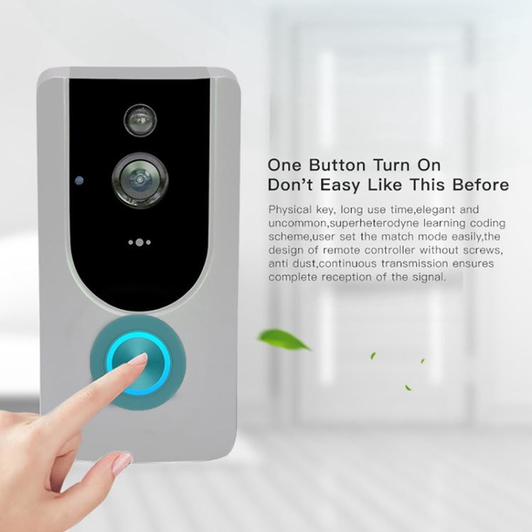 M2 720P Smart WIFI Video Visual Doorbell,Support Mobile Phone Remote Monitoring & Night Vision (Grey) - Security by buy2fix | Online Shopping UK | buy2fix