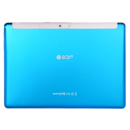 BDF S10 3G Phone Call Tablet PC, 10.1 inch, 2GB+32GB, Android 9.0, MTK8321 Octa Core Cortex-A7, Support Dual SIM & Bluetooth & WiFi & GPS, EU Plug(Blue) - BDF by buy2fix | Online Shopping UK | buy2fix
