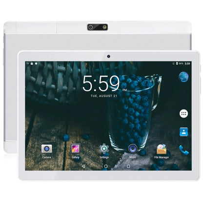 BDF YLD 3G Phone Call Tablet PC, 10.1 inch, 2GB+32GB, Android 9.0, MTK8321 Octa Core Cortex-A7, Support Dual SIM & Bluetooth & WiFi & GPS, EU Plug(Silver) - BDF by buy2fix | Online Shopping UK | buy2fix