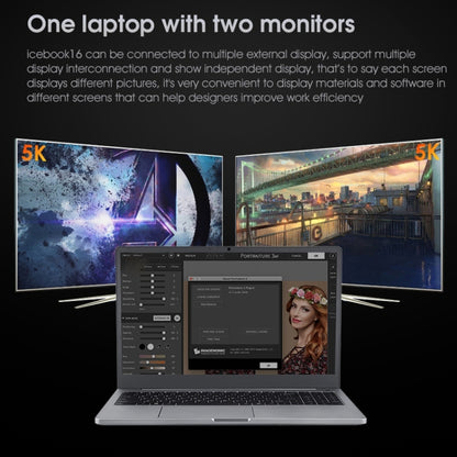 W041-ID4-156 AMD Laptop, 15.6 inch FHD, 4GB+128GB, Fingerprint Unlock, Windows 11 English OS AMD Ryzen 3 4300U Quad Core, Support Bluetooth & Dual WiFi, US Plug - Others by buy2fix | Online Shopping UK | buy2fix