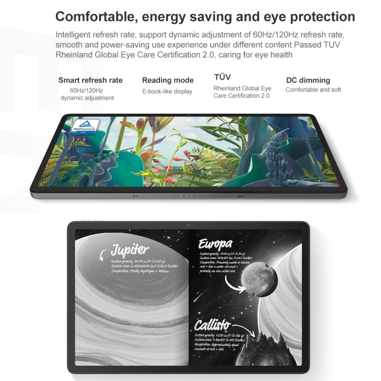 Lenovo Pad Plus 2023 WiFi Tablet, 11.5 inch,  6GB+128GB, Face Identification, Android 12 MediaTek Helio G99 Octa Core, 7700mAh Battery(Green) - Lenovo by Lenovo | Online Shopping UK | buy2fix