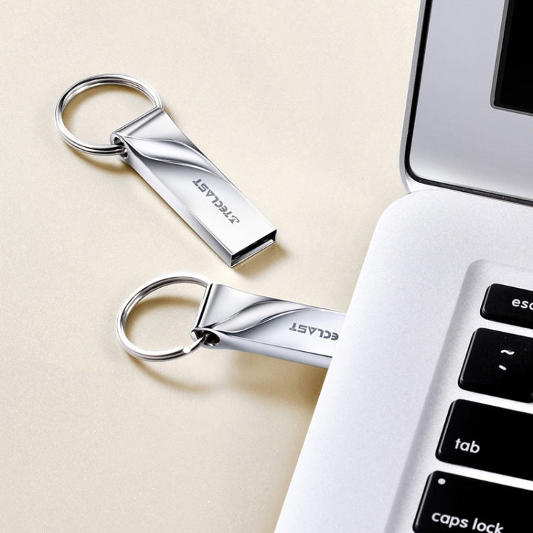 TECLAST 64GB USB 2.0 Fashion and Portable Metal USB Flash Drive with Hanging Ring - USB Flash Drives by TECLAST | Online Shopping UK | buy2fix